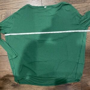 Lululemon Back in Action ribbed long sleeve